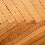 worn flooring in a Portland home
